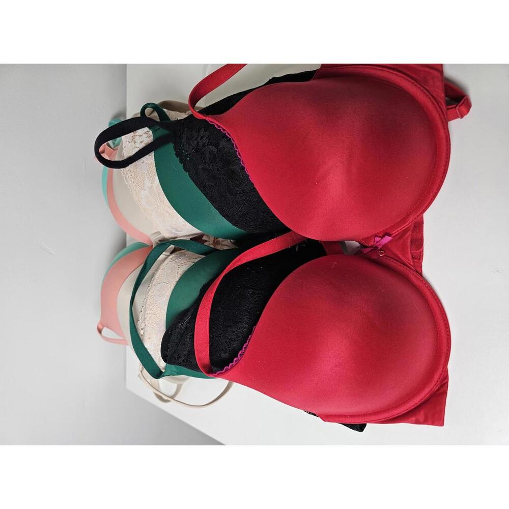 Set of 7 PINK Bras Various Colors and Styles